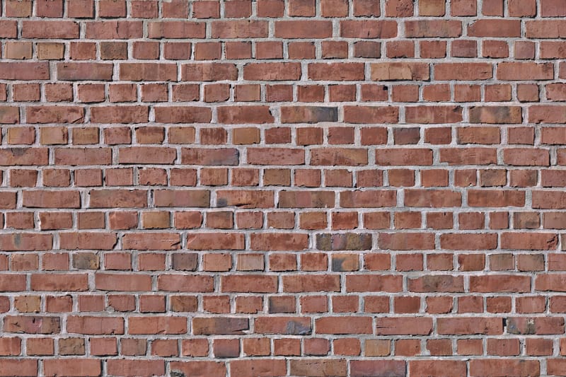 A full brick wall